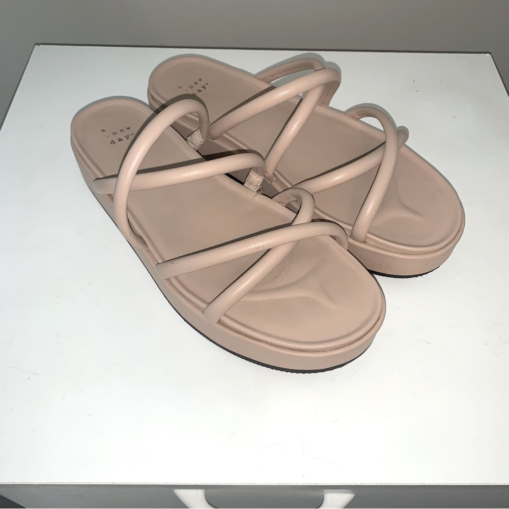 Target a new day beach sandals